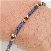 Bracciale Vidali Gioielli in Argento Lapislazzulo BRAR-42-34 - BRAR-42-34